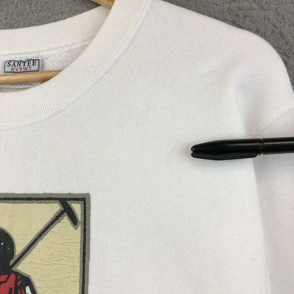 Vintage Eighth Annual Polo Classic poster sweatshirt crewneck size L - Picture 6 of 13